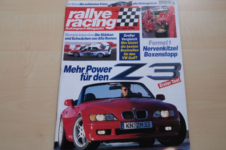 Deckblatt Rallye Racing (07/1996)
